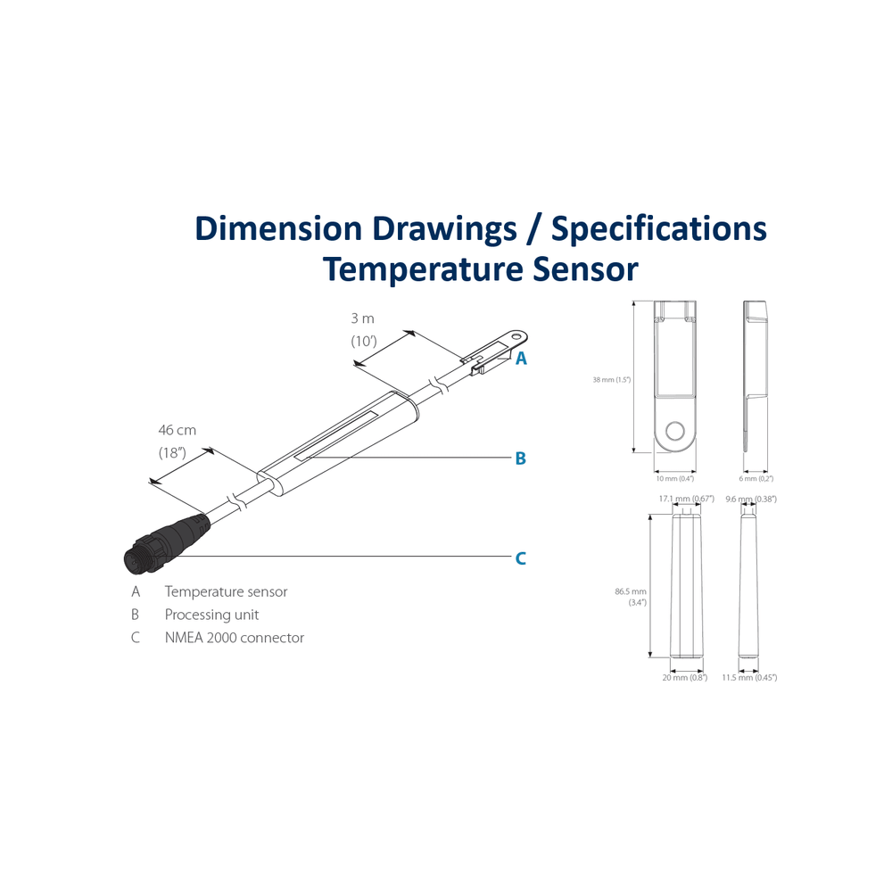 B&G NMEA 2000 Temperature Sensor
