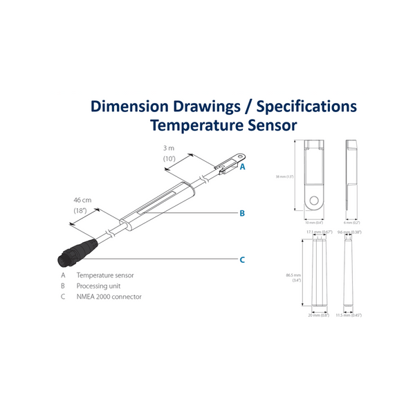 B&G NMEA 2000 Temperature Sensor