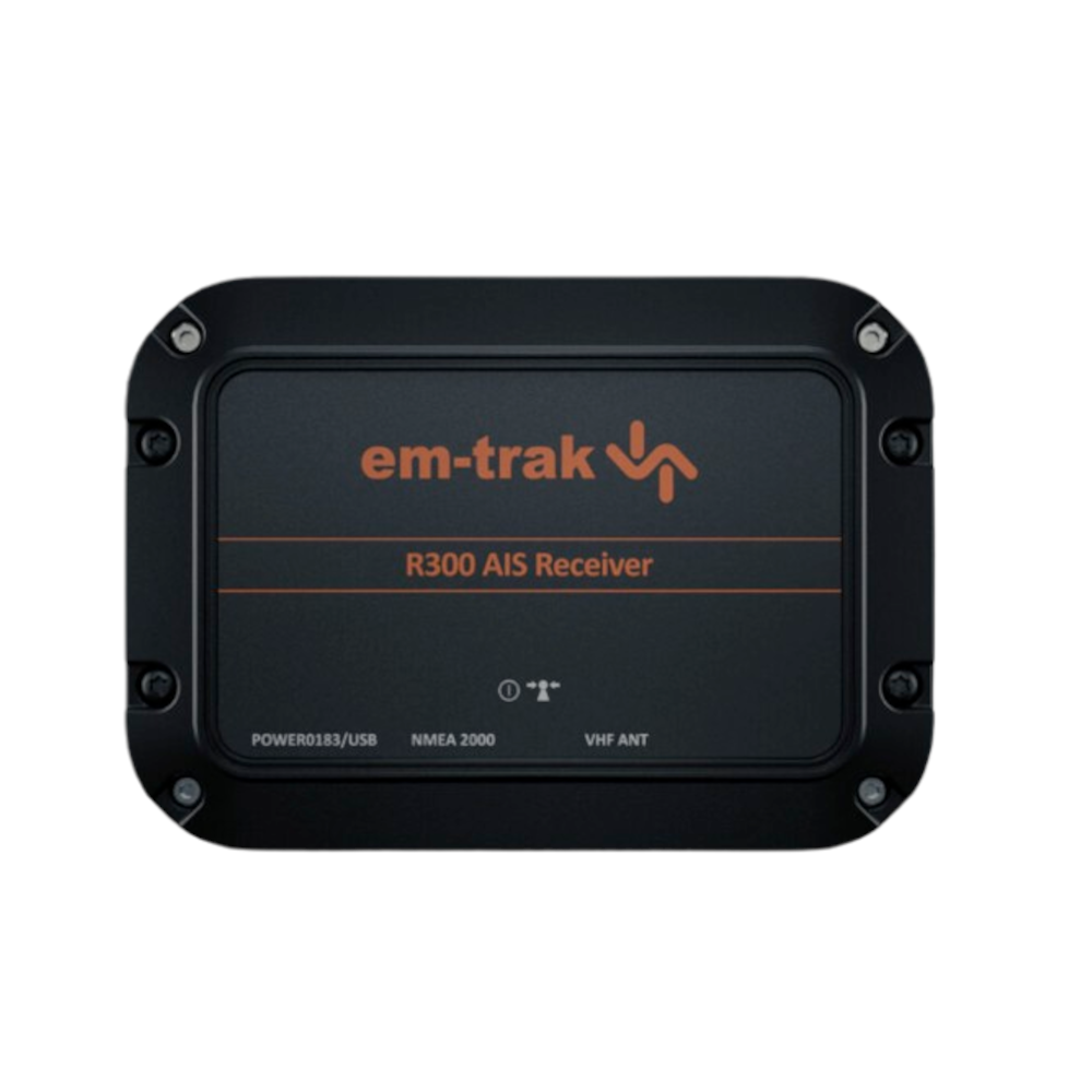 em-trak R300 AIS Receiver | Dual-Channel Marine AIS Monitoring System (NMEA 2000/0183)
