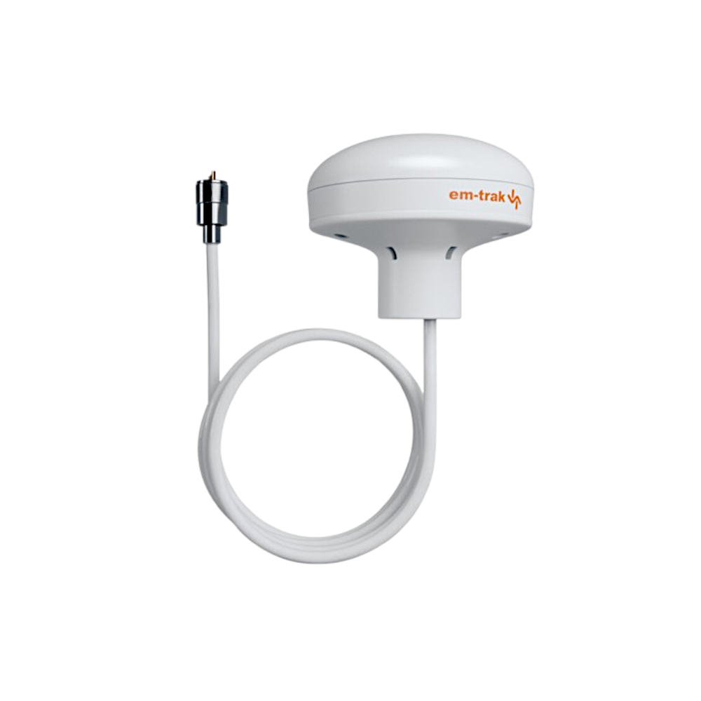em-trak GPS100 Antenna | Compact Waterproof Marine GPS Receiver for AIS Systems